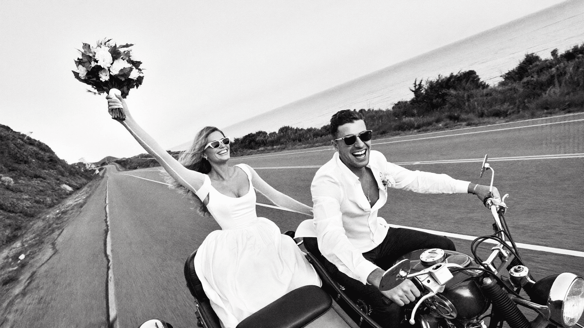 They Left on a Motorcycle