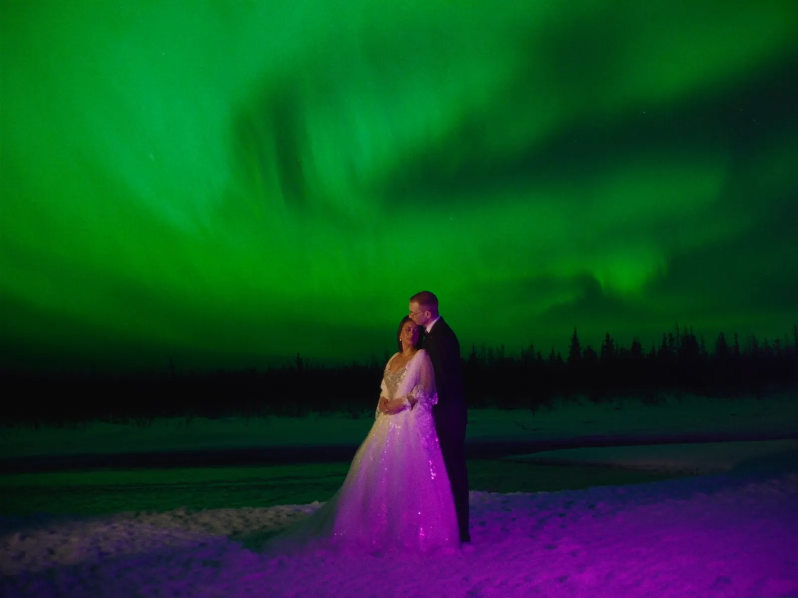 Eloping in Canada, near Whistler, photographed by Arman Arai