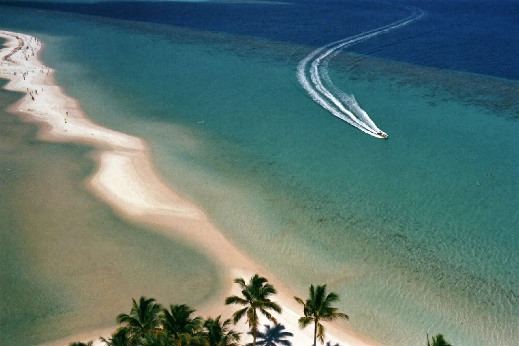 Aerial of the Riviera Maya coastline